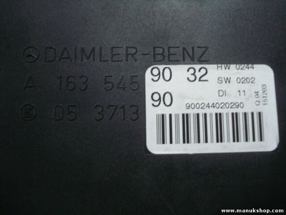 Controllo unità di allarme immobilizzatore modulo Mercedes W163 A1635459032