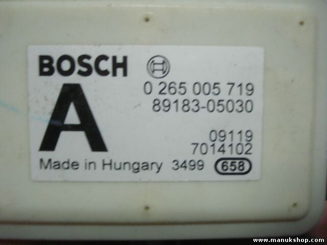 Sensor guiñada Toyota Avensis 8918305030 89183-05030 BOSCH 0265005719