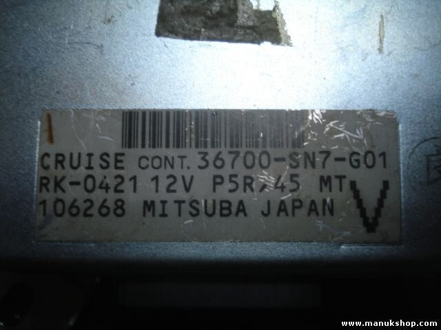 Módulo de control de crucero Honda 36700SN7G01 RK-0421 12V P5R.45 MT 106268