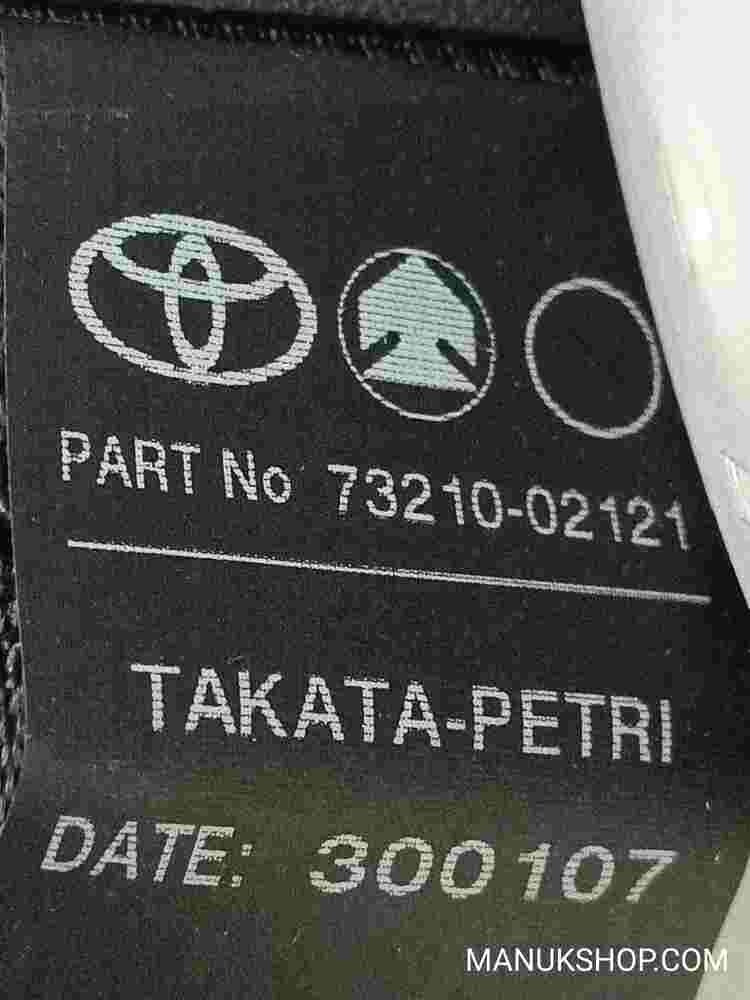 Cinturón de seguridad delantero derecho Toyota Corolla E120 E130 7321002121