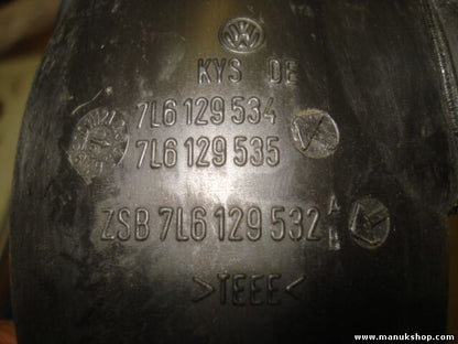 Manguera de tubo de aspiración tubo de aire de admisión Volkswagen 7L6129534