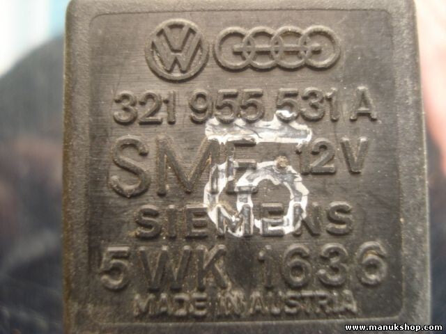 Limpiaparabrisas relé  VW Volkswagen Audi NR.19 321955531A SIEMENS 5WK1636