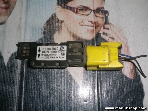 Sensor de impacto de airbag VW Volkswagen Touareg 7L 5.0 V10 TDI 7L0909606C