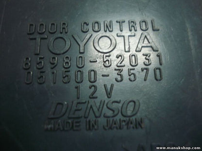 Receptor control de la puerta Toyota Yaris Verso 12V 8598052031 DENSO 0515003570