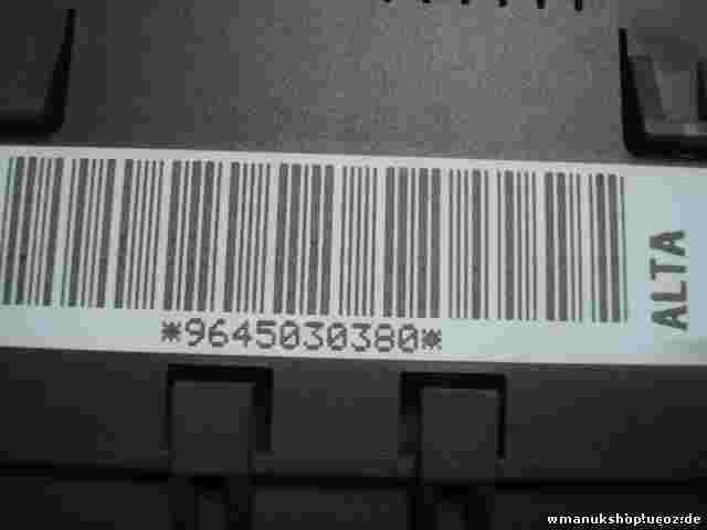 Caja de fusibles de relé  Citroen C5 Peugeot PSA 00-IS24 9645030380