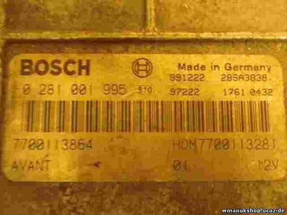 Centralita Renault Laguna 1.9 7700113864 HOM 7700113281 HOM7700113281 0281001995