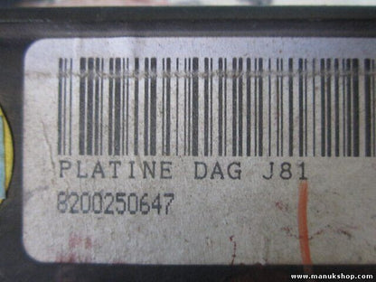 Tapa del interruptor de ventana Renault Espace 8200250647 DAG J81 PLATINE