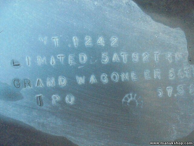 Parachoques Jeep Grand Cherokee 2499 ccm, 85 KW, 115 PS 5AT92TRM 5AT 92T RM