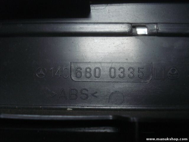 Estriberas taloneras acero trasero izquierdo Mercedes-Benz 1406800335