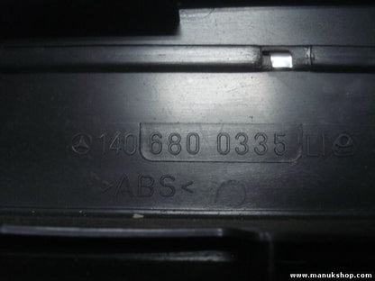 Estriberas taloneras acero trasero izquierdo Mercedes-Benz 1406800335