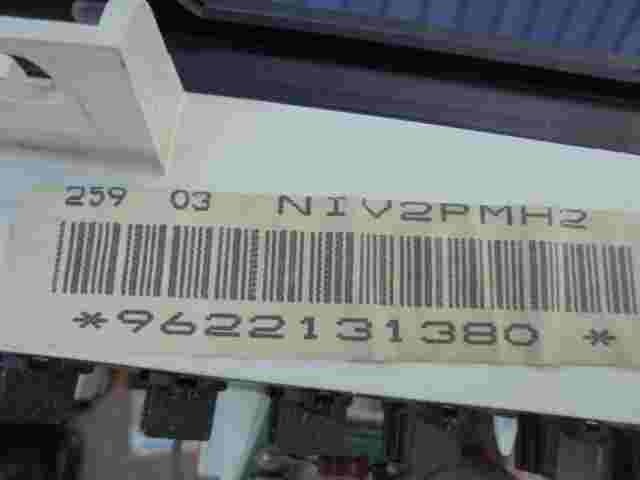 Cuadro de instrumentos Citroen ZX Peugeot 206 9622131380 NIV2PMH2 19619802