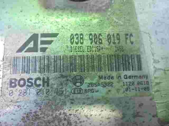 Centralita VW Sharan Seat Alhambra Galaxy 038906019FC 28SA5322 BOSCH 0281010751