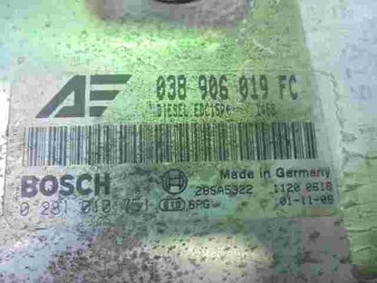 Centralita VW Sharan Seat Alhambra Galaxy 038906019FC 28SA5322 BOSCH 0281010751