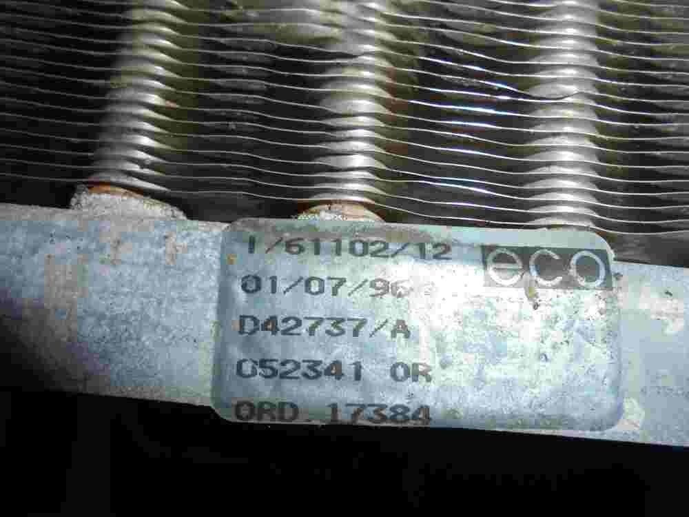 Evaporador de aire acondicionado Land Rover D42737/A 052341 TCDFM 323324 R134a