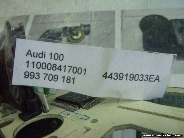 Diagrama del indicador de velocidad Audi 100 443919033EA 110008417001 993709181