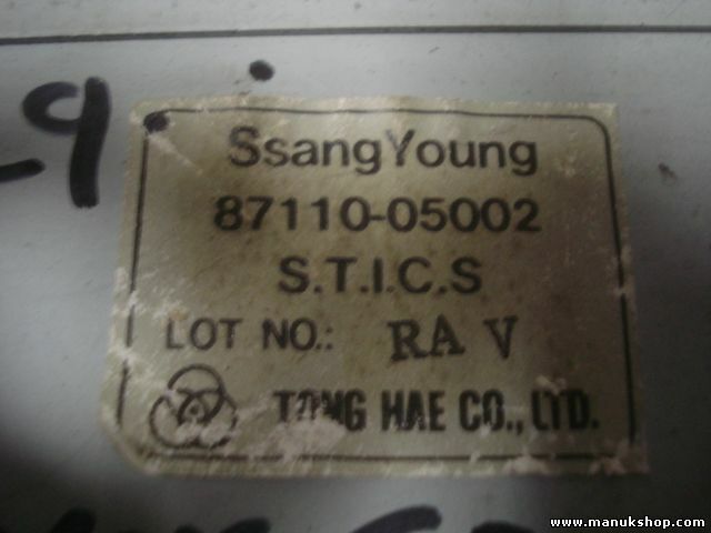 Controlador cierre centralizado Ssangyong Musso STICS 8711005002 87110-05002