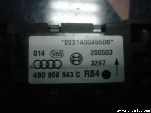 Airbag Centralita  Audi A6 4B 4B0959643C 4B0 959 643 C 300601