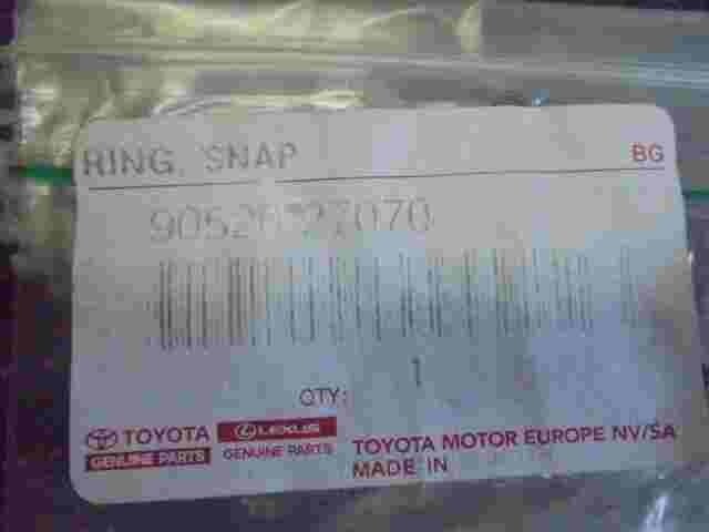 1 pezzo anello a scatto Toyota Aygo Vitz 9052027070 90520-27070 905-202-7070