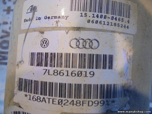 Amortiguador neumático trasero izquierdo Audi ATE7L8616019 7L8616019C 7L0512345