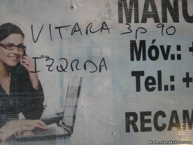 Vetro porta anteriore destra Suzuki Vitara 1990 43R000016 DOT211M73AS2