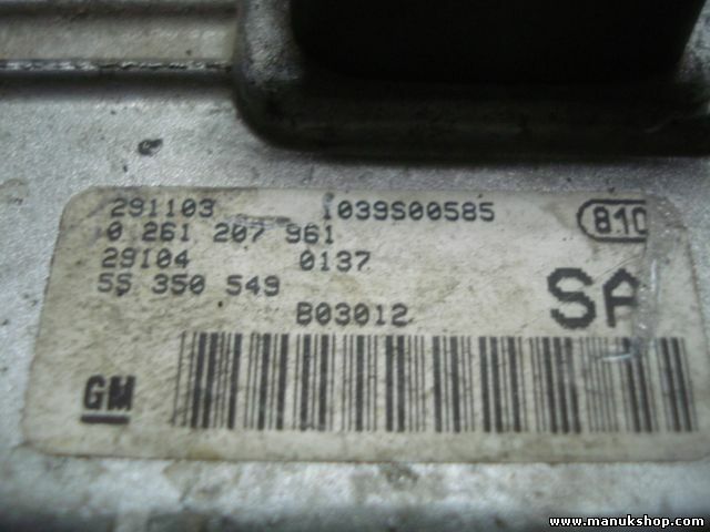 Unità di controllo Opel Corsa 1.0 0261207961 55350549 SA