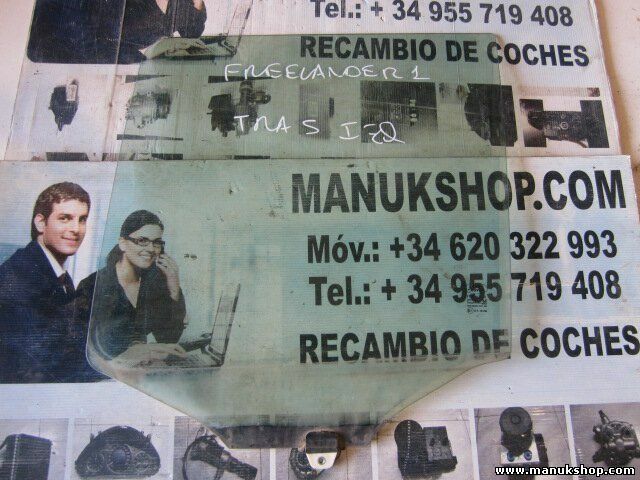 Cristal de la puerta trasero izquierdo  Land Rover Freelander TD4 2000 43R001583