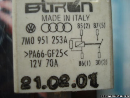 Nebbia relè VW T4 Golf 3 Polo Bora Audi Lupo n. 100 bitron 7m0951253a 7mo951253a
