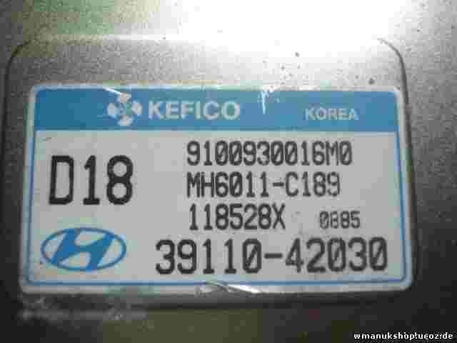 Centralita Hyundai H-1 Starex KEFICO MH6011C189 MH6011 C189 3911042030 D18