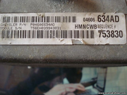 Centralita del motor Chrysler Stratus 04606634AD P04606634AD 04745860 64490