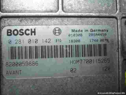 Centralita Renault Master 1.9 8200085886 HOM7700115265 ANTERIORE BOSCH 028101...