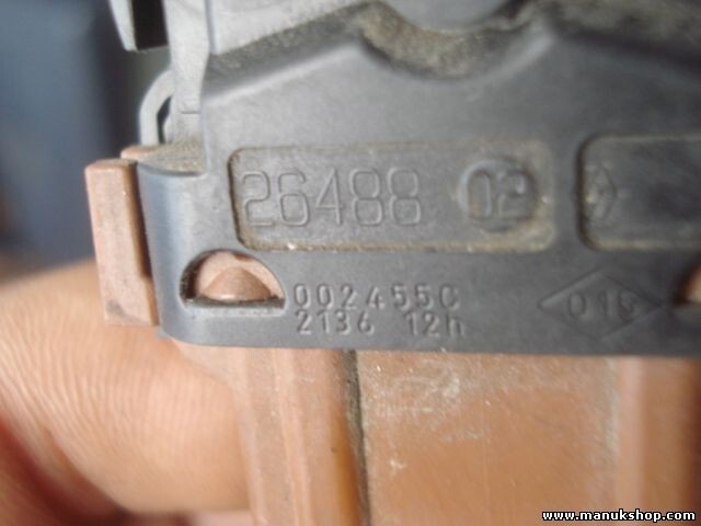 mando botonera elevalunas Renault Laguna 2648802 26488 02 002455C 2136