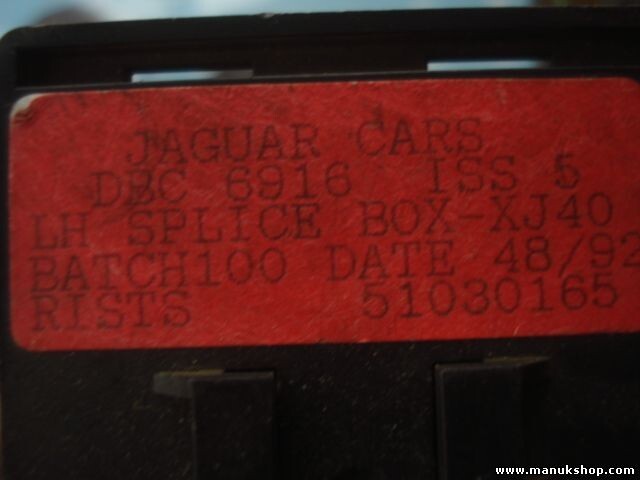 Caja de empalmes de izquierda Verbindungsstecker JAGUAR XJ40 DBC6916 51030165