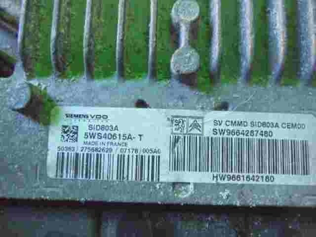 Centralita Peugeot 407 Citroen SID803A SW9664287480 HW9661642180 5WS40615A-T