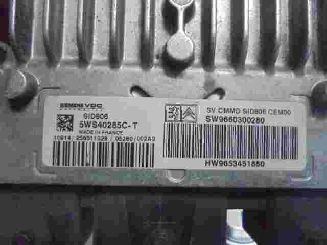 Centralita Citroen C2 C3 C4 SV SW9660300280 9660300280 HW9653451880 5WS40285C-T