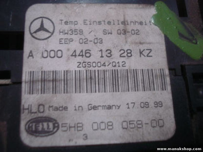 Control de la calefacción Mercedes -Benz A0004461328KZ A0004461328 5HB00805800