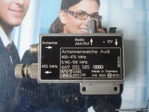 Amplificador de antena Audi A8 4D 400-1000MHz 4A9035585 4A9 035 585