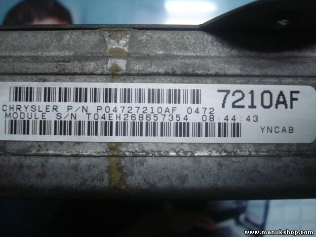 Centralita del motor Chrysler P04727210AF P0472 7210AF 04727210AF 0472 7210AF