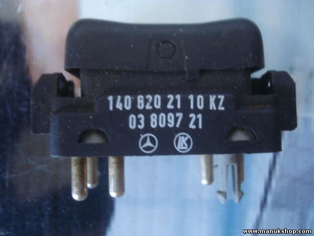mando botonera elevalunas Mercedes-Benz W140 400SE 1408202110KZ LK 03809721