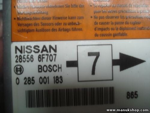 Sensor de impacto de airbag Nissan Micra 285566F707 28556 6F707 BOSCH 0285001183