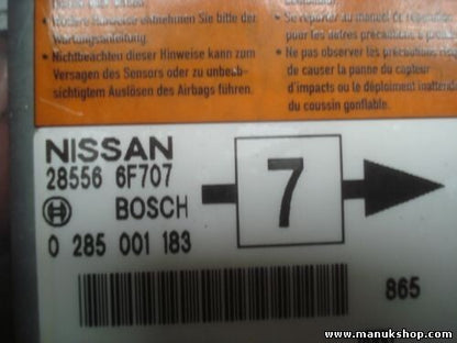 Sensor de impacto de airbag Nissan Micra 285566F707 28556 6F707 BOSCH 0285001183