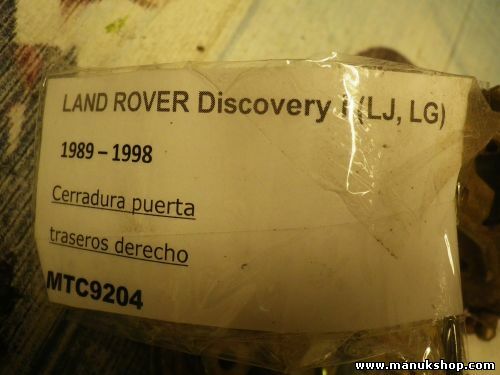 Serratura porta posteriore destra Land Rover Discovery I LJ, LG MTC9204 MTC 9204