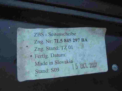 Triangolo vetro porta posteriore sinistra Porsche Cayenne 7L5845297BA