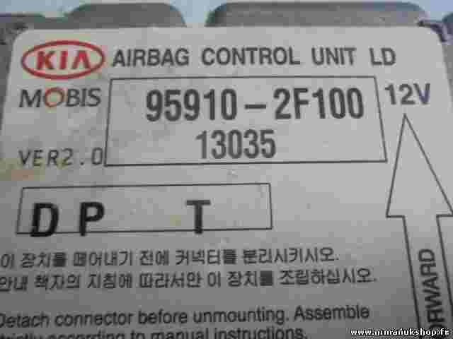 Airbag Centralita Kia Cerato 959102F100 95910-2F100 DPT 13035 VER2.0