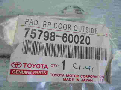 Pad Porta Posteriore Esterno Toyota Prado 120 Lexus GX 470 7579860020 75798-6...