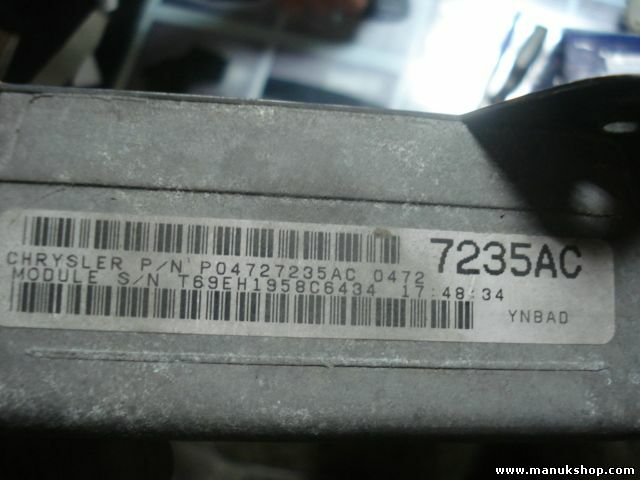 Centralita  Chrysler Voyager 2.4 P04727235AC 7235AC 04727235AC 04727235