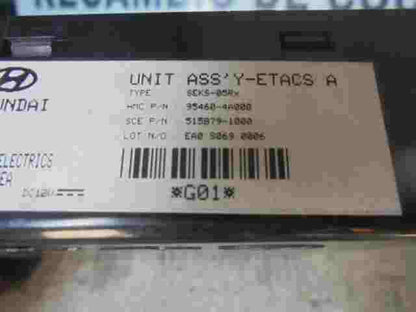 Control de la unidad de alarma inmovilizador módulo Hyundai H1 Etacs 954604A000