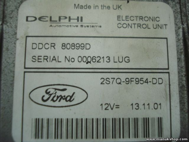 Centralita del motor Ford Mondeo 2S7Q9F954DD 2S7Q-9F954-DD DELPHI DDCR80899D