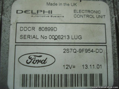 Centralita del motor Ford Mondeo 2S7Q9F954DD 2S7Q-9F954-DD DELPHI DDCR80899D