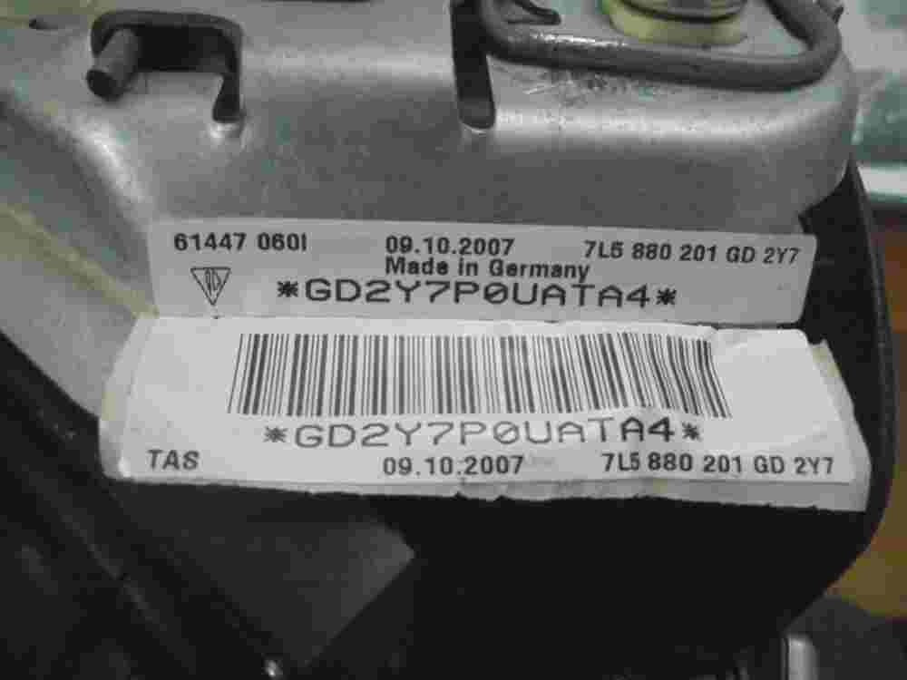 Airbag del volante conductor Porsche Cayenne Año 2008 Gasolina 7L5880201GD2Y7