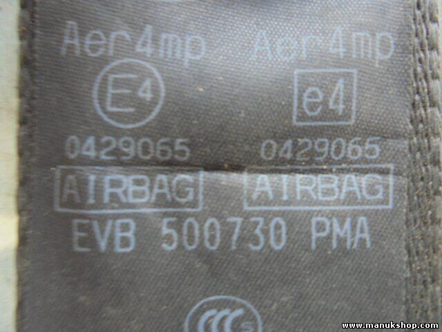 Cinturón de seguridad delantero izquierdo Land Rover Freelander EVB500730PMA